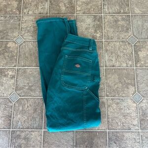 Dickies Turquoise Blue/Green Cargo Utility Pants Size 25R